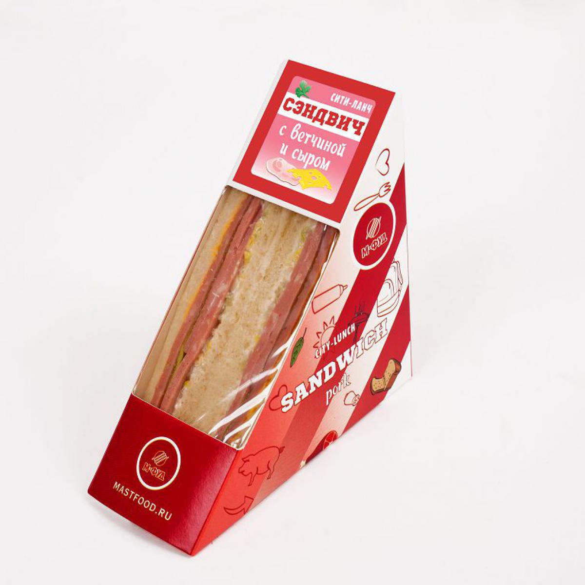 Бутерброд с ветчиной и сыром 150г